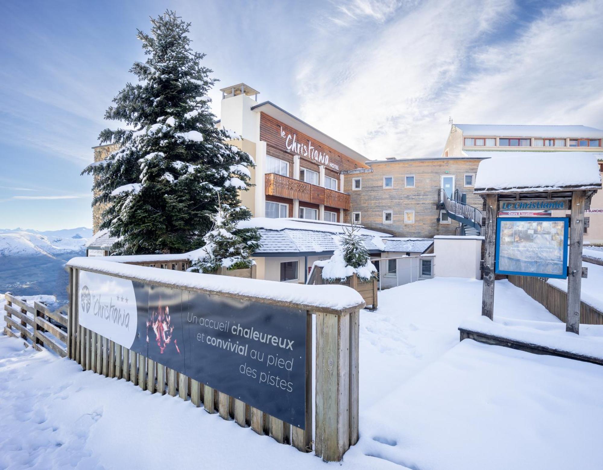 Le Christiania Hotel Saint-Lary-Soulan Kültér fotó